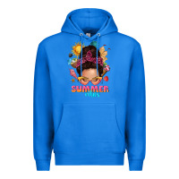True Royal summer vibes messy bun tbw Premium Hoodie - texasbilliewilder