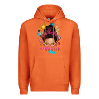 Carrot summer vibes messy bun tbw Premium Hoodie - texasbilliewilder