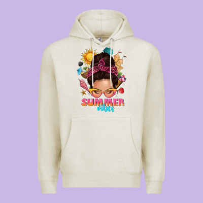 Summer Vibes Messy Bun Tbw Premium Hoodie Designed By Texasbilliewilder