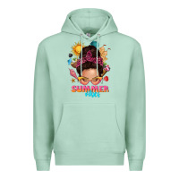 Seafoam summer vibes messy bun tbw Premium Hoodie - texasbilliewilder