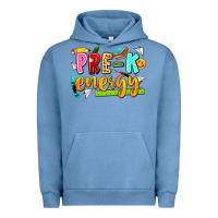 Pigment Pebble Blue pre k energy Urban Hoodie - texasbilliewilder