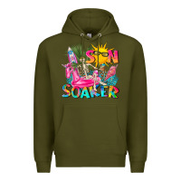 Army Green sun soaker Premium Hoodie - texasbilliewilder
