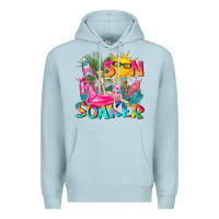 Blue Mist sun soaker Premium Hoodie - texasbilliewilder