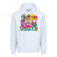White sun soaker Premium Hoodie - texasbilliewilder