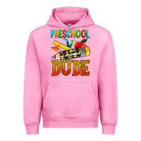 Fuchsia Pink preschool dude Urban Hoodie - texasbilliewilder