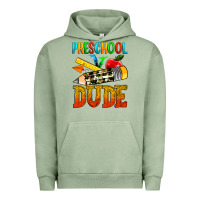 Pigment Oil Green preschool dude Urban Hoodie - texasbilliewilder