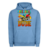 Pigment Pebble Blue preschool dude Urban Hoodie - texasbilliewilder