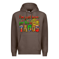Coffee i'm just here for the tacos Premium Hoodie - Zillion Design Studio