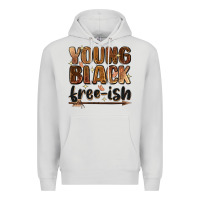 Dove Grey young black free ish Premium Hoodie - Zillion Design Studio