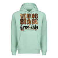 Seafoam young black free ish Premium Hoodie - Zillion Design Studio