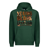Sports Green young black free ish Premium Hoodie - Zillion Design Studio