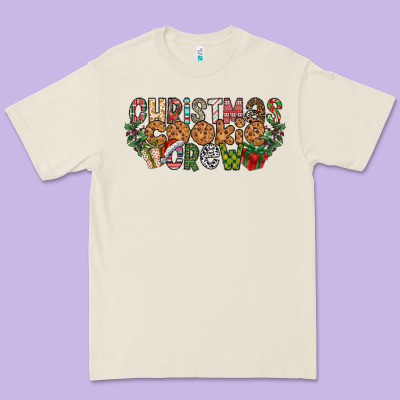 Christmas Cookie Crew Premium Tee Designed By Cowhidedigitalart