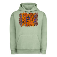 Pigment Oil Green basketball brushstroke Urban Hoodie - Zillion Design Studio