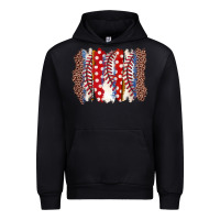 Black baseball brushstroke Urban Hoodie - Zillion Design Studio