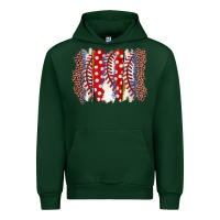 Foreset Green baseball brushstroke Urban Hoodie - Zillion Design Studio