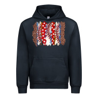 Navy baseball brushstroke Urban Hoodie - Zillion Design Studio
