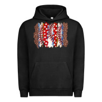 Pigment Black baseball brushstroke Urban Hoodie - Zillion Design Studio
