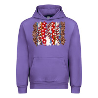 Tulip baseball brushstroke Urban Hoodie - Zillion Design Studio