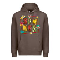 Coffee summer with fruit Premium Hoodie - texasbilliewilder