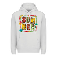 Dove Grey summer with fruit Premium Hoodie - texasbilliewilder