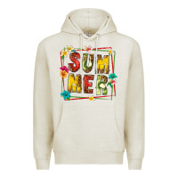 Oatmeal Heather summer with fruit Premium Hoodie - texasbilliewilder