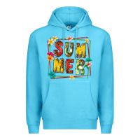Ocean Blue summer with fruit Premium Hoodie - texasbilliewilder