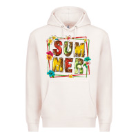 Pale Pink summer with fruit Premium Hoodie - texasbilliewilder