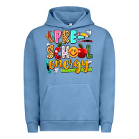 Pigment Pebble Blue pre school energy Urban Hoodie - texasbilliewilder