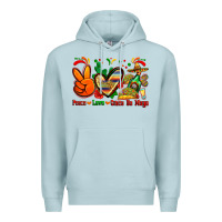 Blue Mist peace love cinco de mayo Premium Hoodie - Zillion Design Studio
