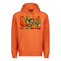 Carrot peace love cinco de mayo Premium Hoodie - Zillion Design Studio