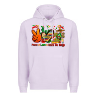 Lilac peace love cinco de mayo Premium Hoodie - Zillion Design Studio