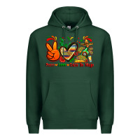 Sports Green peace love cinco de mayo Premium Hoodie - Zillion Design Studio