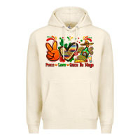 Tofu peace love cinco de mayo Premium Hoodie - Zillion Design Studio