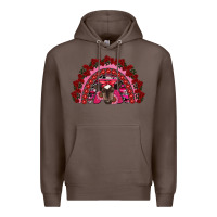 Coffee valentine's day baby cow rainbow Premium Hoodie - RanaPortraitStore