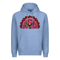 Colony Blue valentine's day baby cow rainbow Premium Hoodie - RanaPortraitStore
