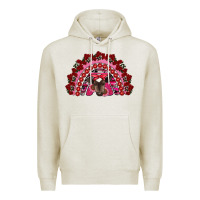 Oatmeal Heather valentine's day baby cow rainbow Premium Hoodie - RanaPortraitStore
