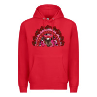Red valentine's day baby cow rainbow Premium Hoodie - RanaPortraitStore