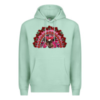 Seafoam valentine's day baby cow rainbow Premium Hoodie - RanaPortraitStore