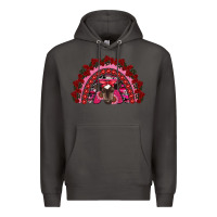Smoke valentine's day baby cow rainbow Premium Hoodie - RanaPortraitStore