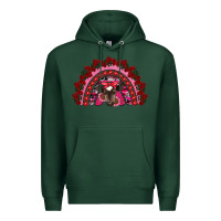 Sports Green valentine's day baby cow rainbow Premium Hoodie - RanaPortraitStore