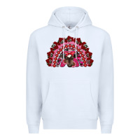White valentine's day baby cow rainbow Premium Hoodie - RanaPortraitStore