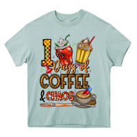 Arona 100. Days Of Coffee  Chaos Heavy Core Tee - CowhideDigitalArt