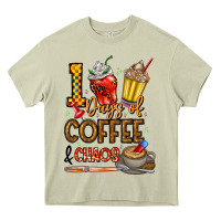Mossy 100. Days Of Coffee  Chaos Heavy Core Tee - CowhideDigitalArt