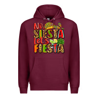 Burgundy no siesta let's fiesta Premium Hoodie - Zillion Design Studio