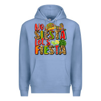 Colony Blue no siesta let's fiesta Premium Hoodie - Zillion Design Studio