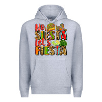 Heather Grey no siesta let's fiesta Premium Hoodie - Zillion Design Studio