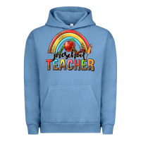Pigment Pebble Blue preschool teacher Urban Hoodie - texasbilliewilder
