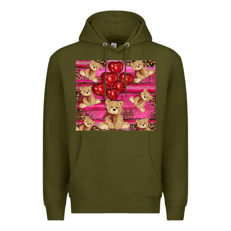Valentine's Day Tedybear Tumbler Premium Hoodie by RanaPortraitStore | Teevron