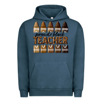 Pigment Midnight Navy proud black teacher Urban Hoodie - texasbilliewilder