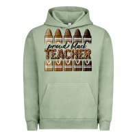 Pigment Oil Green proud black teacher Urban Hoodie - texasbilliewilder